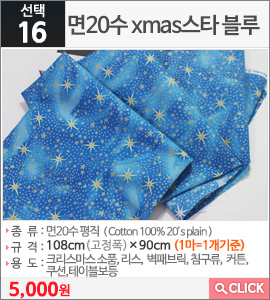 면20수 xmas스타 블루