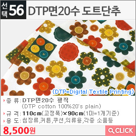 DTP면20수 도트단추