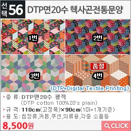 DTP면20수 헥사곤전통문양 1번