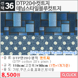 DTP20수컷트지 데님스타일블루컷트지