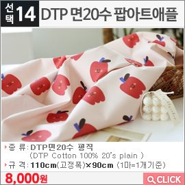 DTP 면20수 팝아트애플