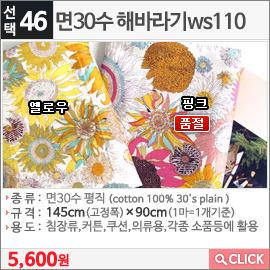 면30수 해바라기ws110 옐로우