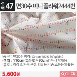 면30수 미니 플라워2444번