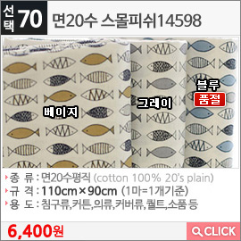 면20수 스몰피쉬14598 그레이