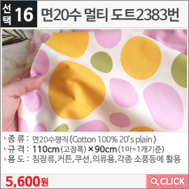 면20수 멀티 도트2383번