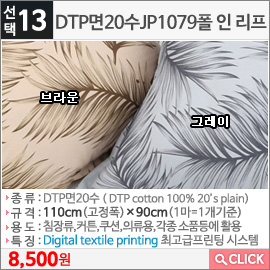 DTP면20수 JP1079폴 인 리프 브라운