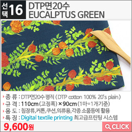 DTP면20수 EUCALPTUS GREEN