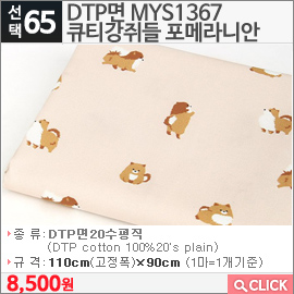 DTP면 MYS1367큐티강쥐들 포메라니안