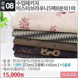 수입패키지 미스터브라우니5팩8분의1마