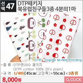 DTP패키지 북유럽친구들3종 4분의1마