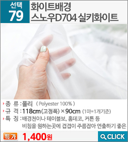 화이트배경스노우D704 실키화이트