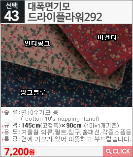 대폭면기모 드라이플라워292 인디핑크 